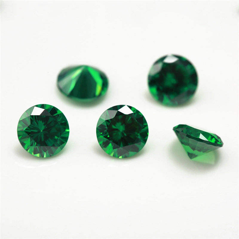 Emerald Green Cubic Zirconia for Fashion Jewelry Setting