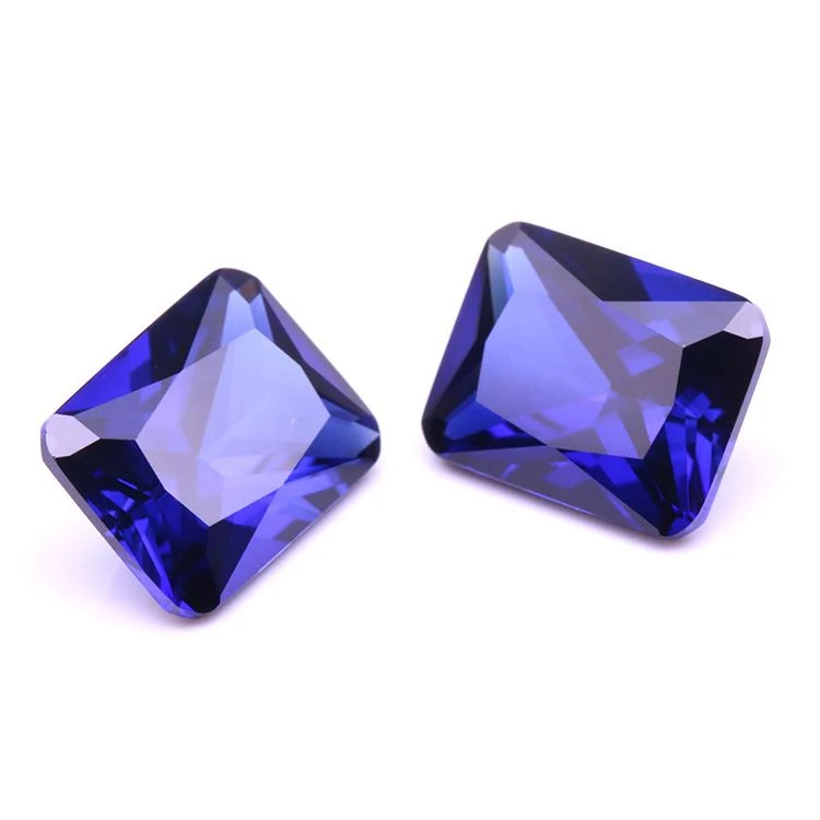 Loose Gemstone Cushion Shape Blue Sapphire for Jewelry Setting