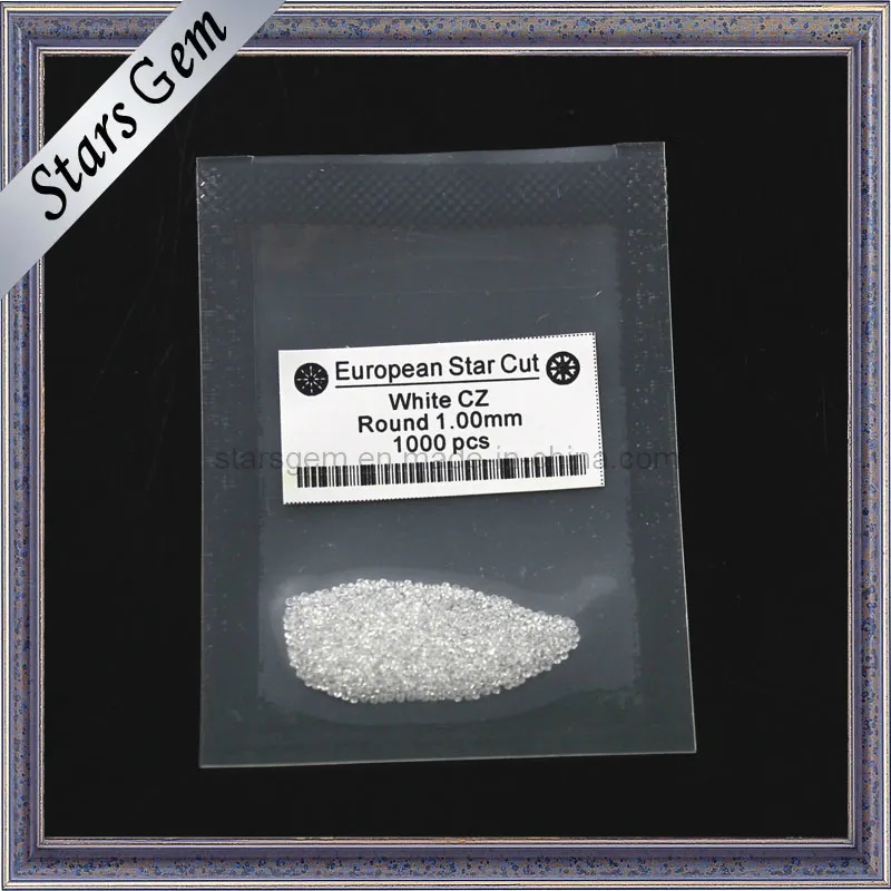 Кубический цирконий хорошего качества, машинная огранка фианита толщиной 1,0 мм для ювелирных изделий.