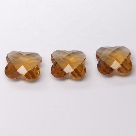 Круглый драгоценный камень зултанит с двойной огранкой кабошон в шахматном порядке и изменением цвета для ювелирной оправы